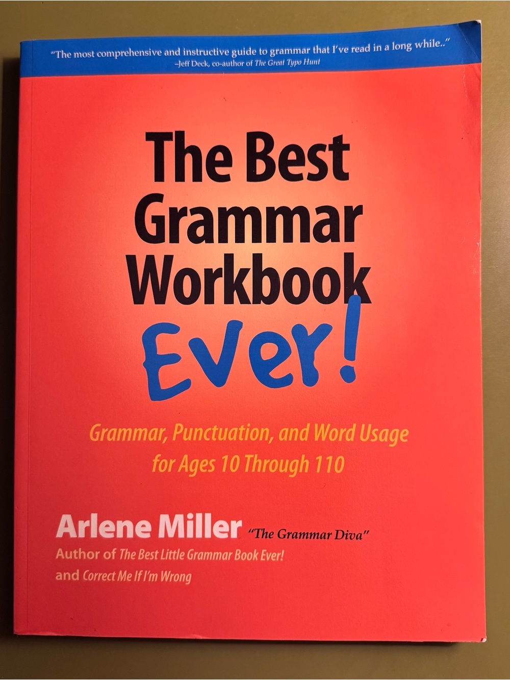 The Best Grammar Workbook Ever! Arlene Miller 2015 Paperback Excellent. In great